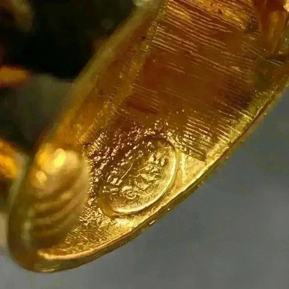 Kenneth J lane KJL clip on earrings 90s - Picture 5 of 6